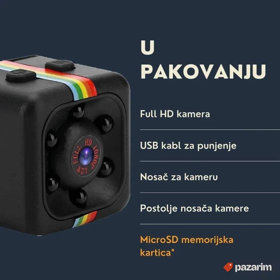 Mini camera SQ11 kamera kamerica mini SPY špijunska kamera 4