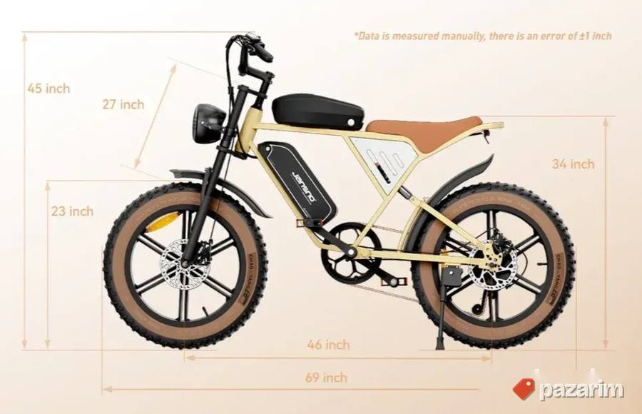 Akcija! Jansno električni bicikli X50 X70 električni motor 6