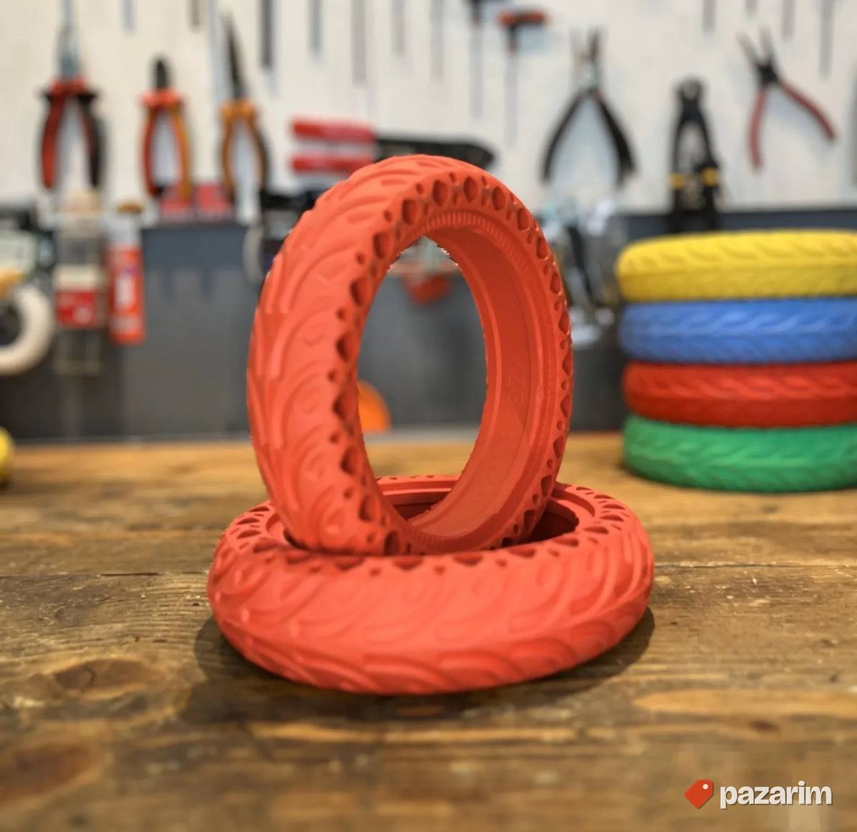 Puna guma za električni trotinet 8.5"x2 inch Xiaomi - Crvena 1