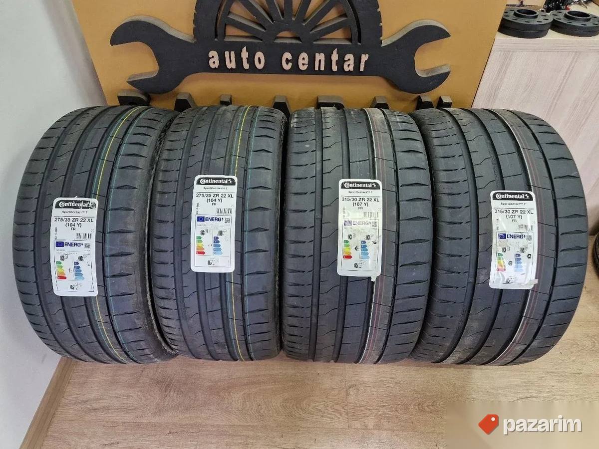 NOVE Continental letnje gume 315/30 R22 i 275/35 R22 1