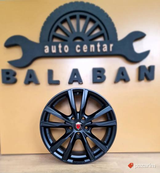 NOVE Alu felne 17" 5x108 REDS K2 MATT BLACK