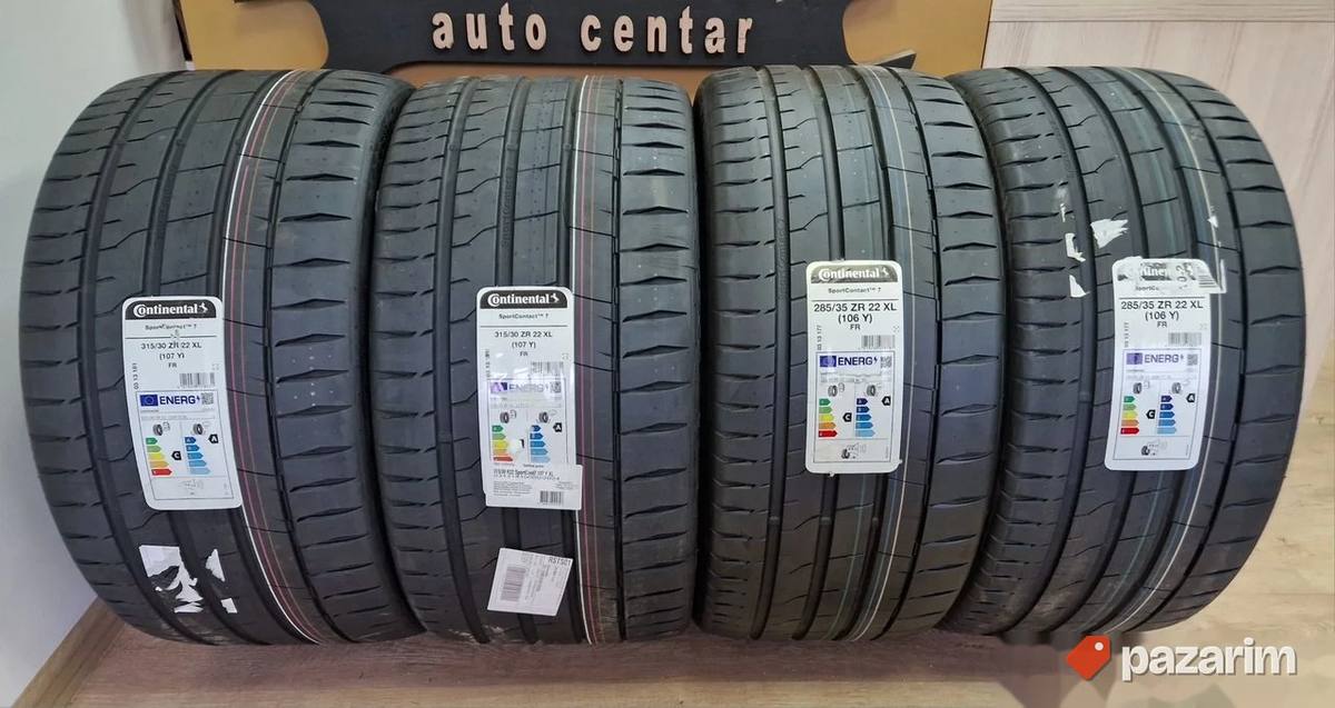 NOVE Continental letnje gume 315/30 R22 i 285/35 R22 1