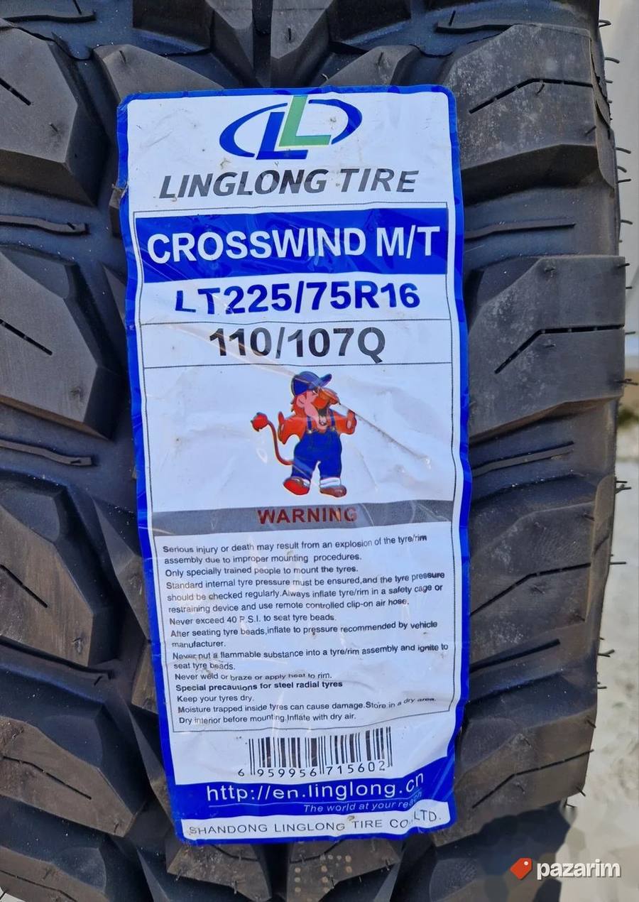 NOVE Linglong gume 225/75 R16 M/T 2