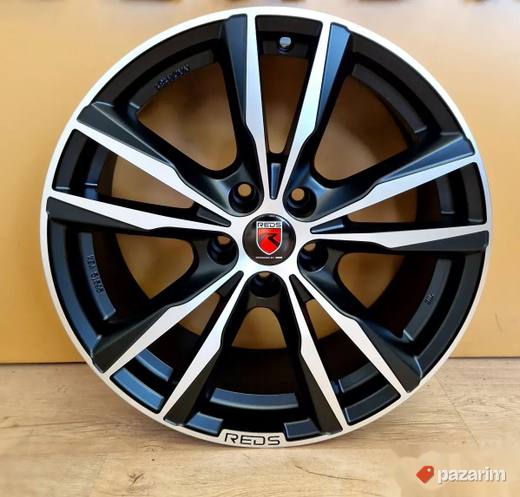 NOVE Alu felne 5x105 Momo Reds 17"
