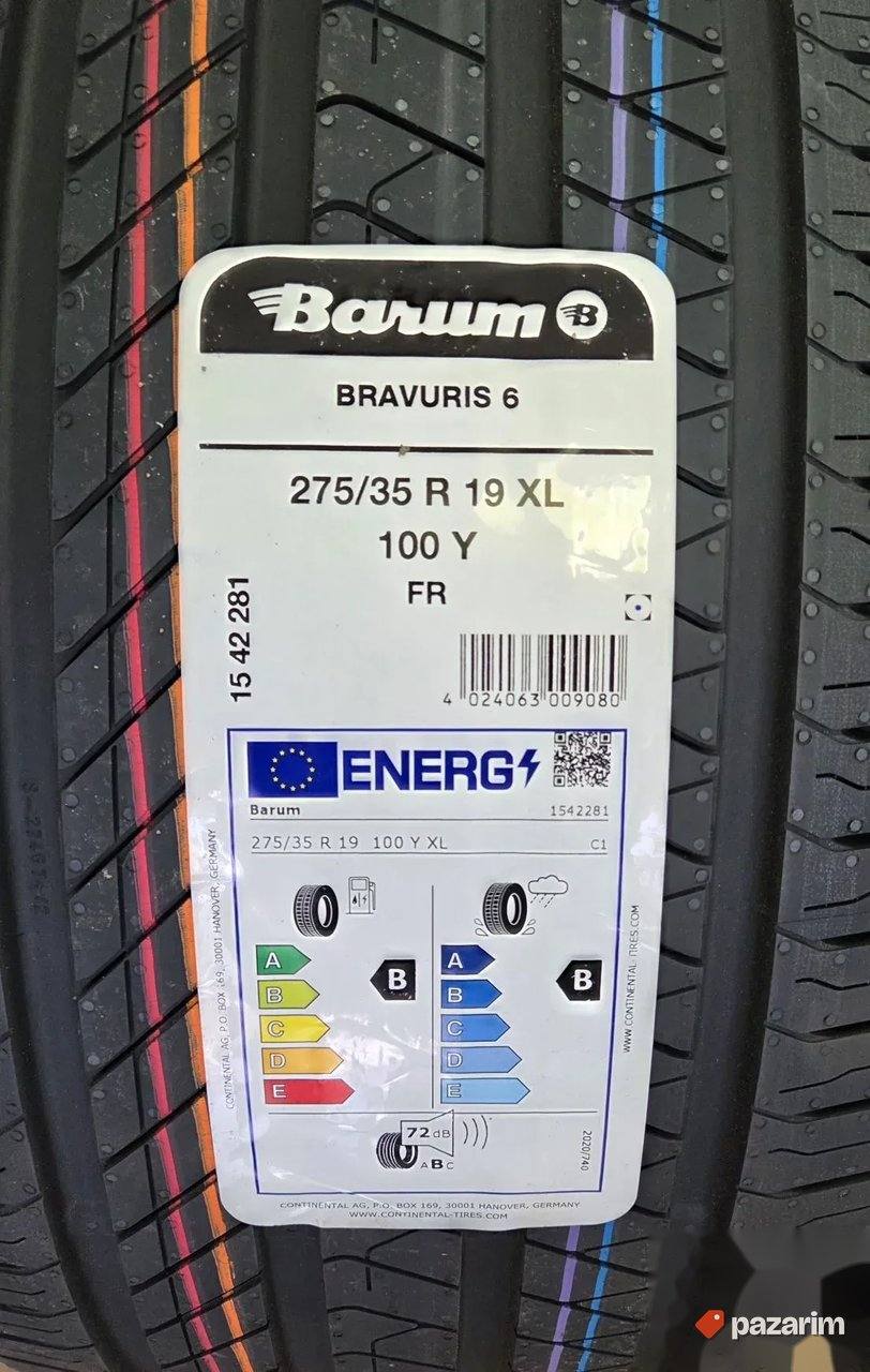 NOVE Barum letnje gume 275/35 R19 i 245/40 R19 2
