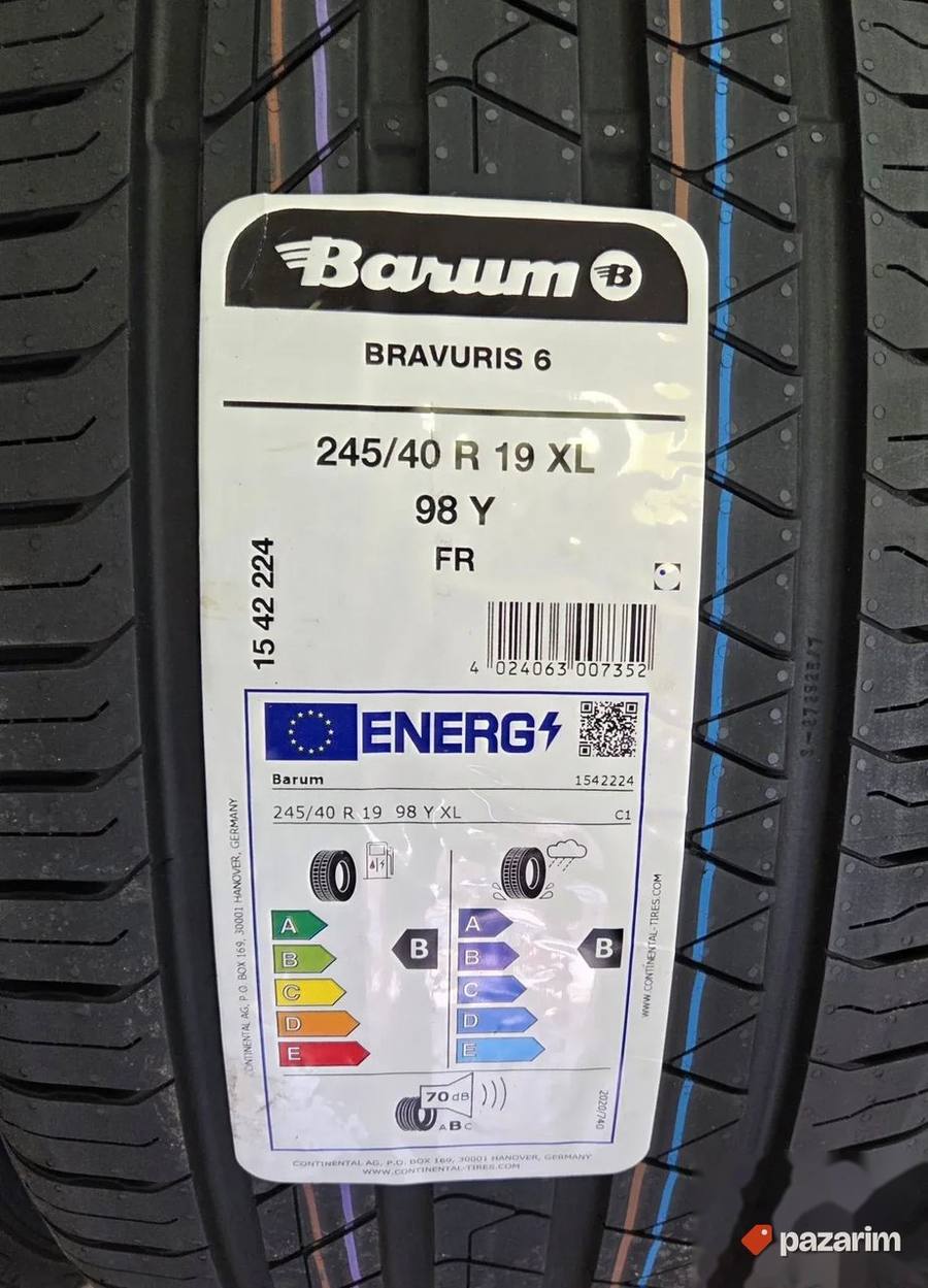 NOVE Barum letnje gume 275/35 R19 i 245/40 R19 3