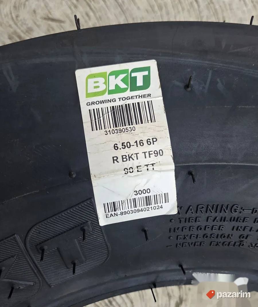 NOVE BKT traktorske gume 6.50-16 2