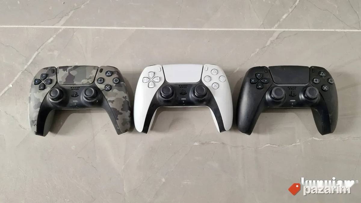 Dzojstik zaps3, ps4 i ps5 beli, crni, plavi, crveni maskirni 1