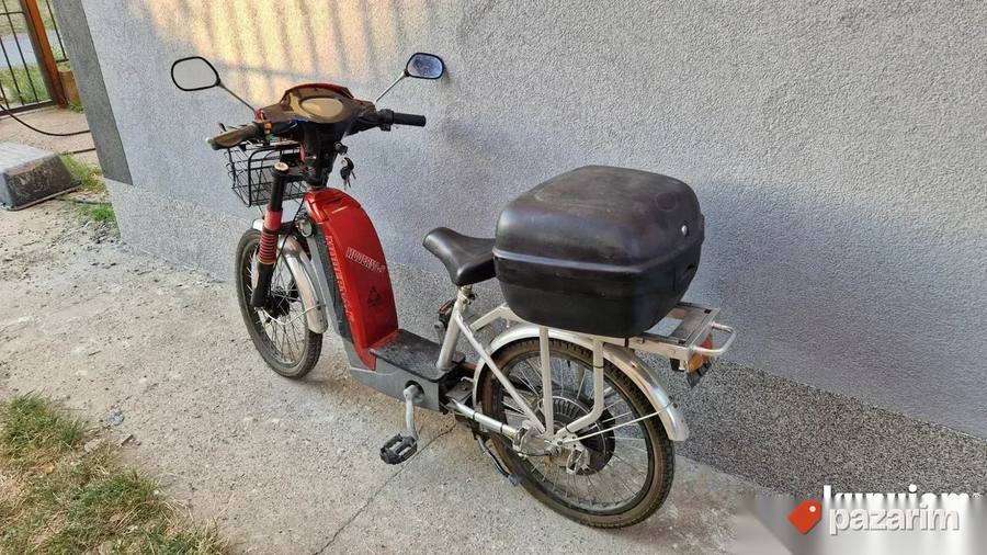Električni Bicikl - Motor Nove Baterije! 30-50 km! 2