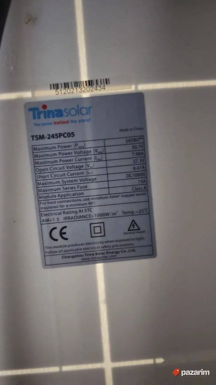 Solarni paneli 24v 245w polovni ispravni 2