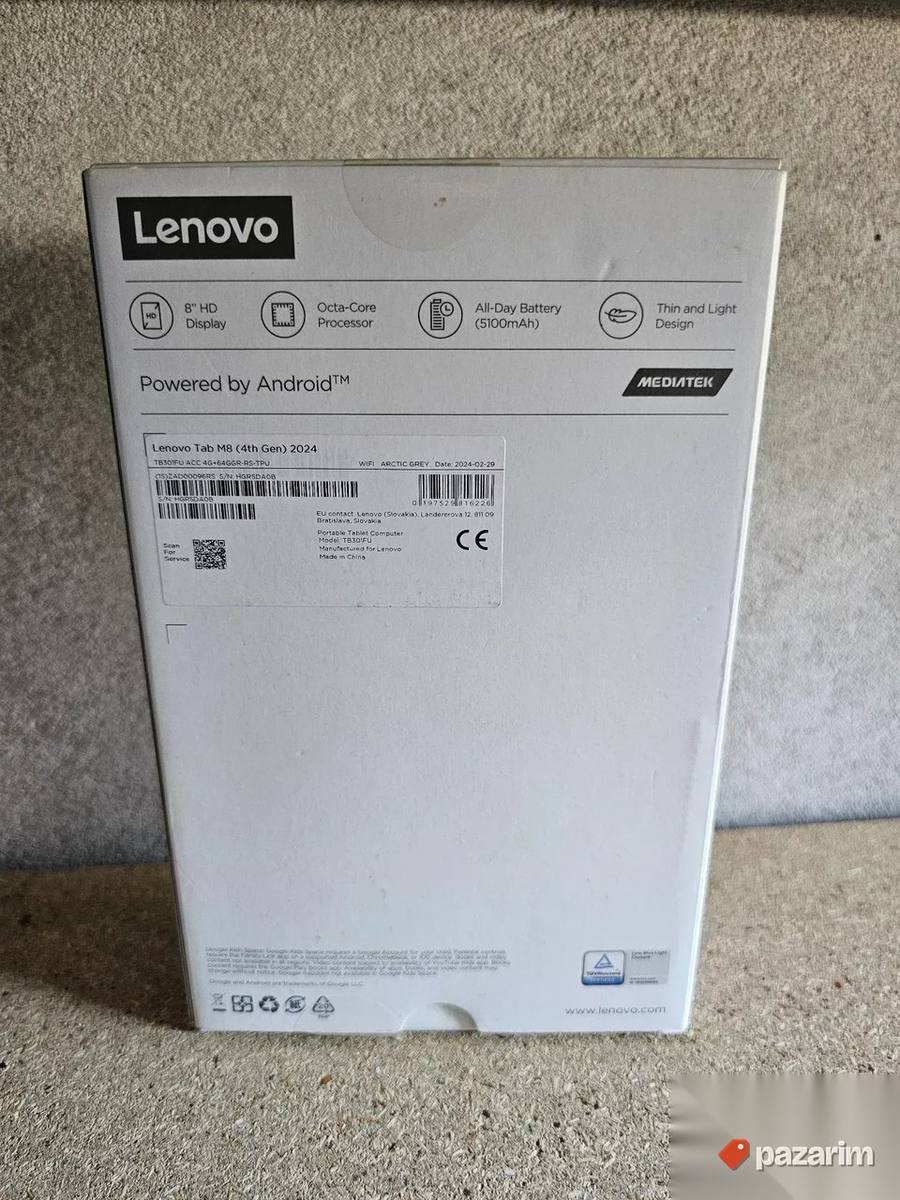 Lenovo Tab M8 2/32 3/32 GB 4/64 GB (4th gen) Maska i Staklo! 2