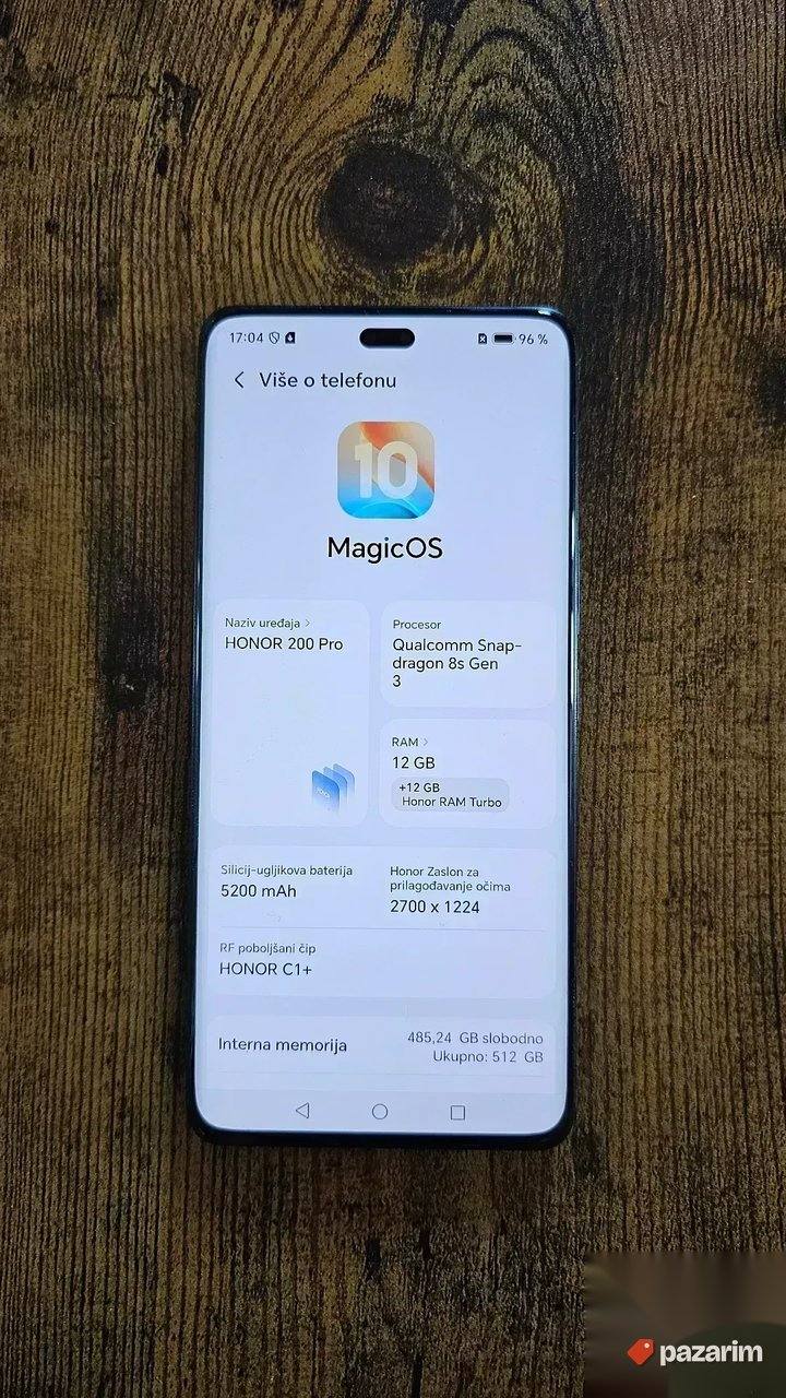 Honor 200 Pro 12/512 GB + brzi punjač od 100w odličan! 2