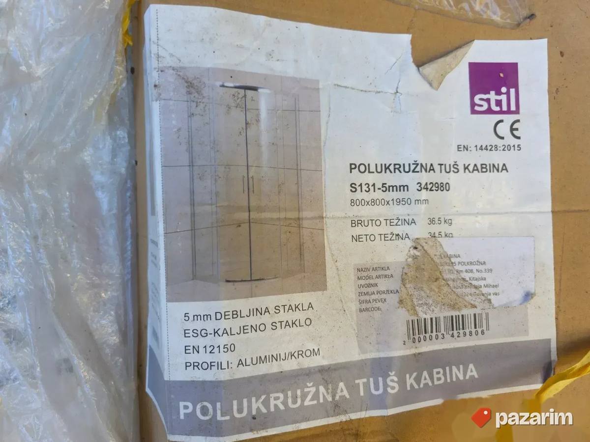 Polukružna Tuš Kabina NOVO! 1