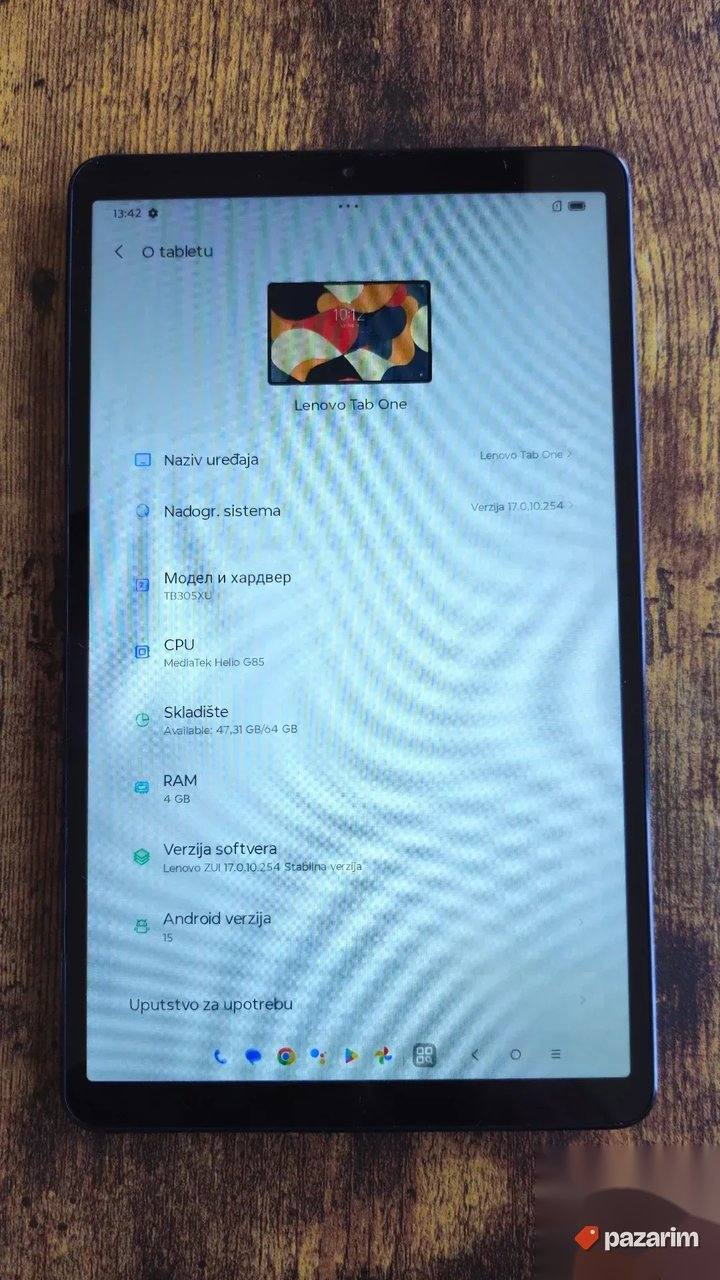 Lenovo tab One 4/64 GB + Clear Case Odlično Stanje! 4