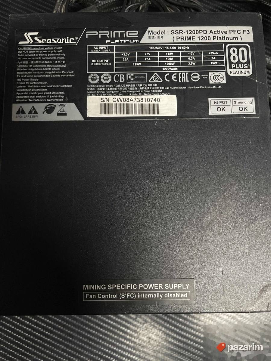 Seasonic prime platinum 1200w bolje od 750w 850w 2