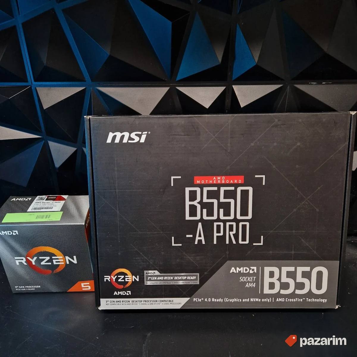 b550 msi pro + ryzen 3600 1