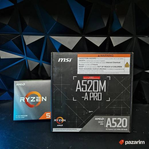 Ryzen 5 1600 + A520 m Budge Polukofiguracija