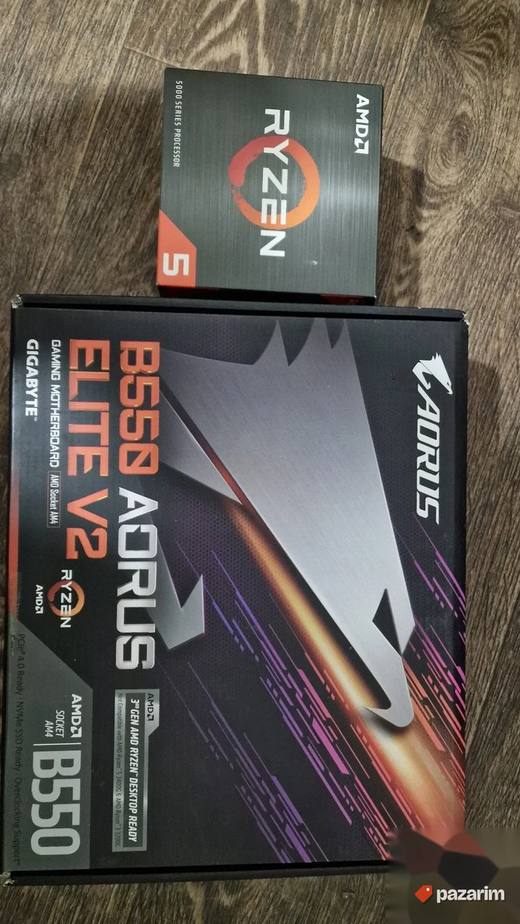 B550 Aorus Elite V2 + Ryzen 5 5600x