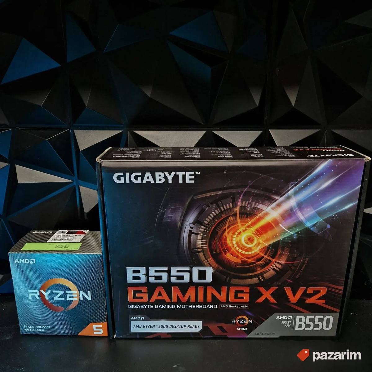 b550 gigabyte + ryzen 5 3600x 1