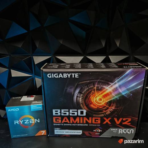 b550 gigabyte GamingX v2 + ryzen 7 3800x