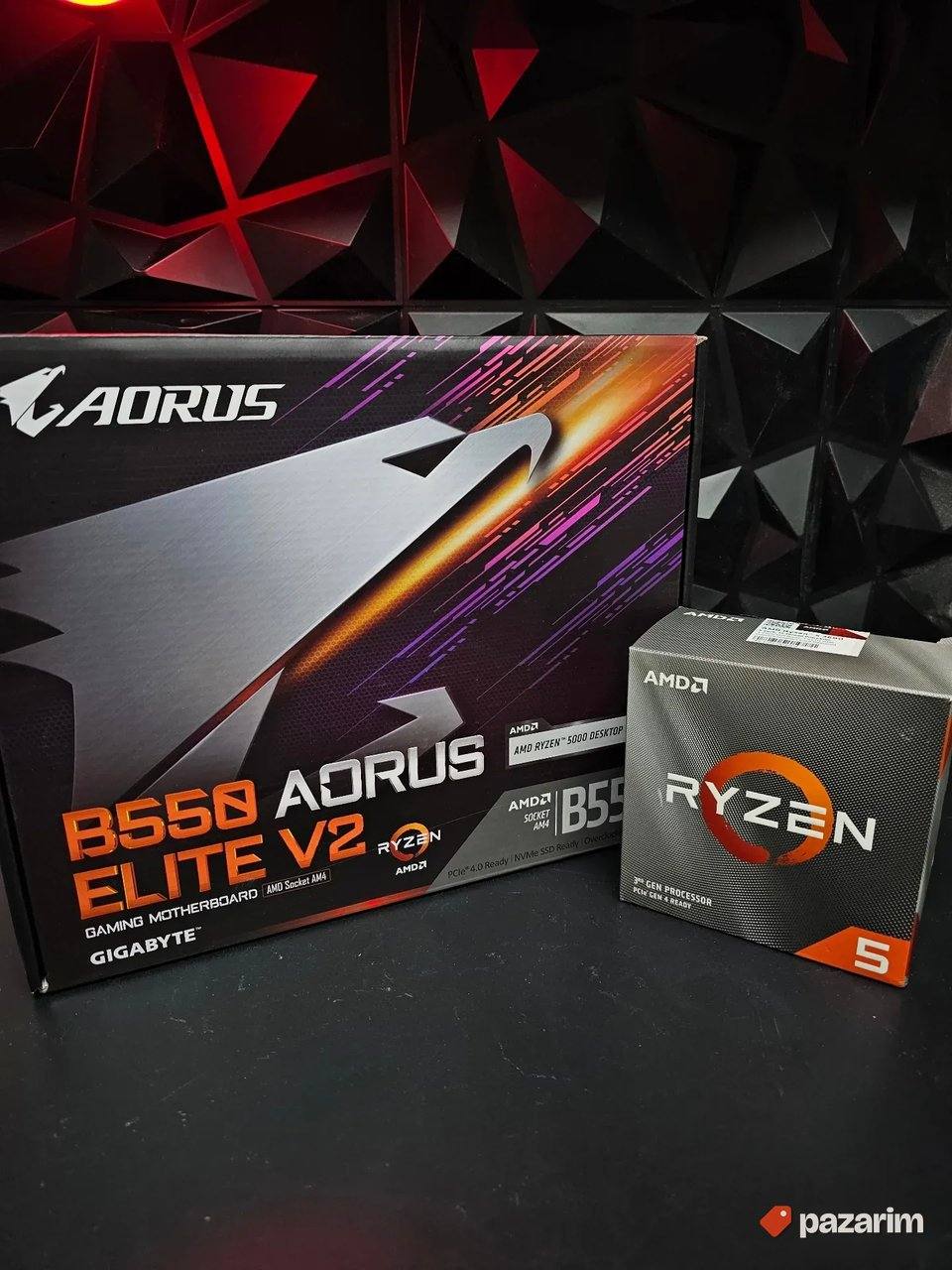 B550 Aorus Elite V2 + Ryzen 5 5600x / 3600 1