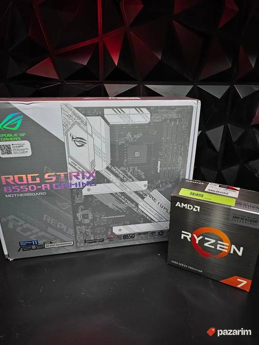 B550 Asus Rog Strix White + Ryzen 7 5700x