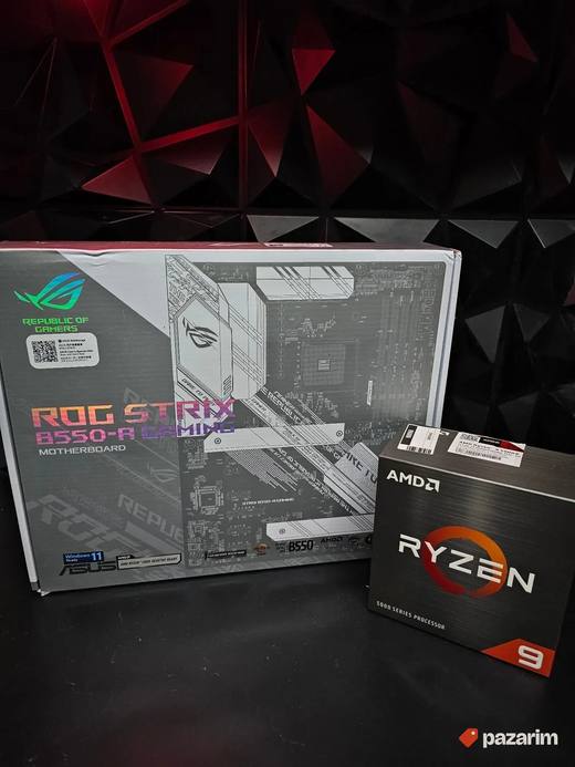 B550 Asus Rog Strix + Ryzen 9 5900x