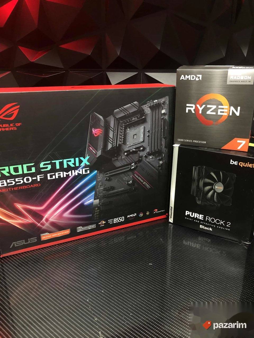 B550 Strix + Ryzen 5700x + Bequiet PureRock 1