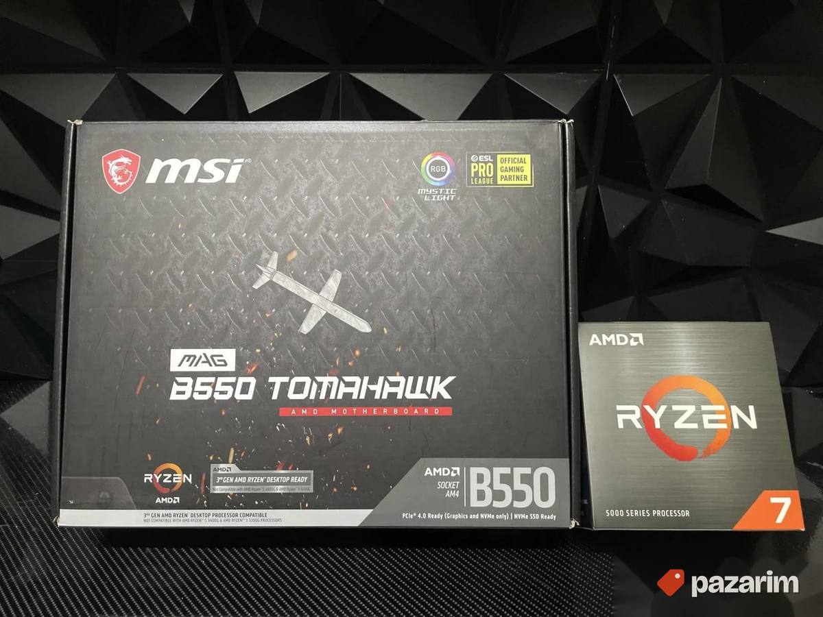 B550 Tomahawk + Ryzen 5800x 1