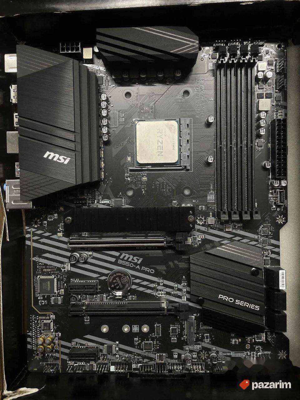B550 Msi + Ryzen 5 5600 1