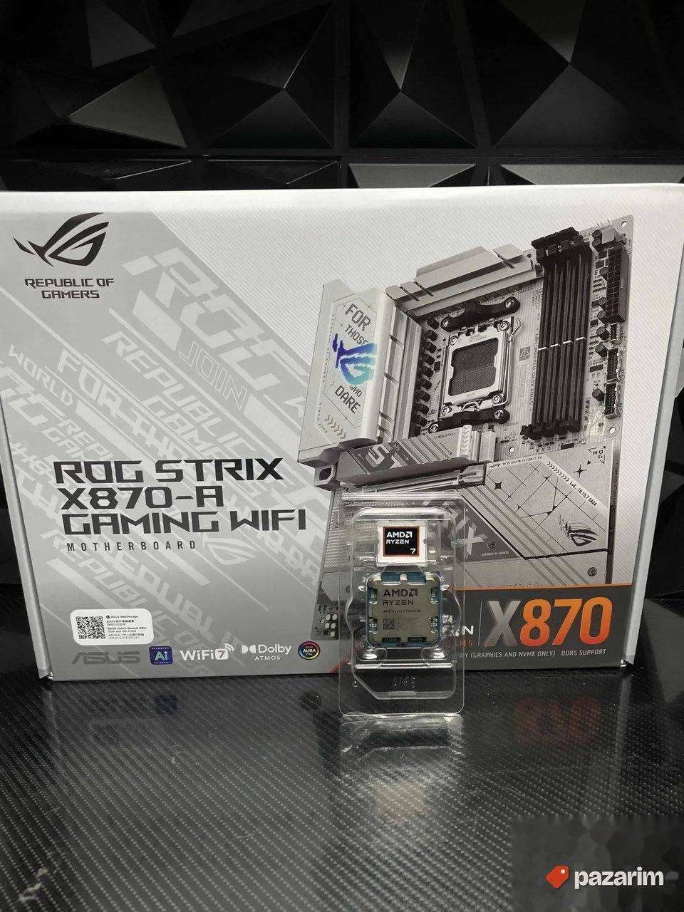 X870 Rog Strix + Ryzen 7 9800x3d Am5 1