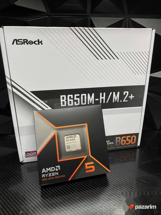 B650 Asrock + Ryzen 5 9600x novo