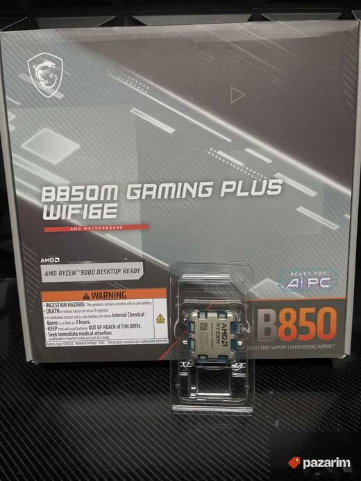 B850 Msi + Ryzen 7 9800x3d Am5 Poluknfa