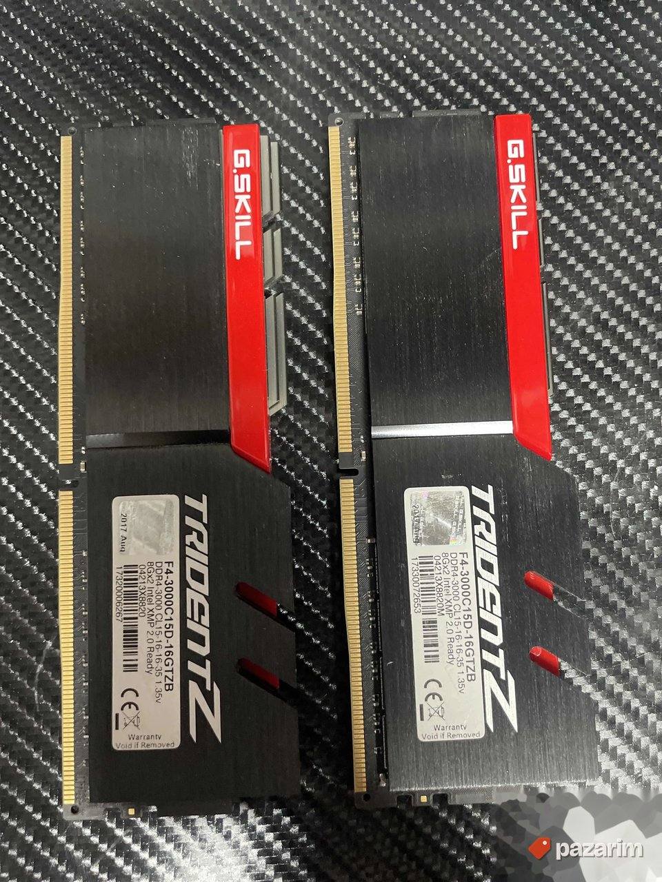 2x8gb Gskill TridenZ ddr4 1