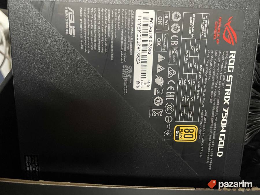 750w napajanje Rog Strix Gold full modular kao novo 3