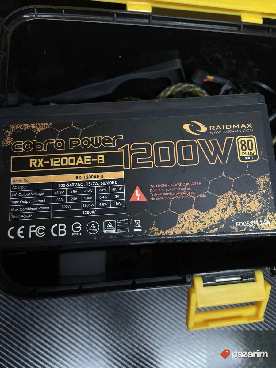 1200w Napajanje Raidmax Fullpack 5