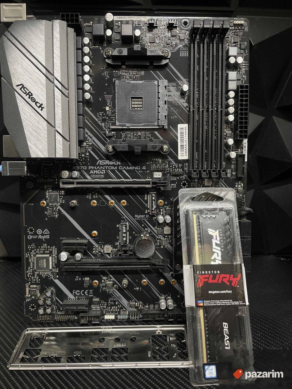 X570 Asrock Phatom Gaming4 + 16gb ddr4 3200mhz 1