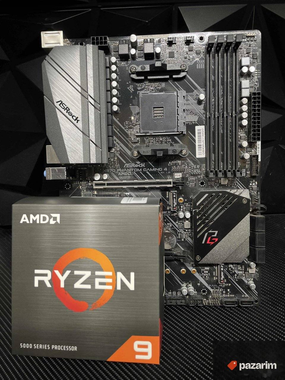 Ryzen 9 5900x + X570 Asrock Phantom Gaming am4 polukofa 1