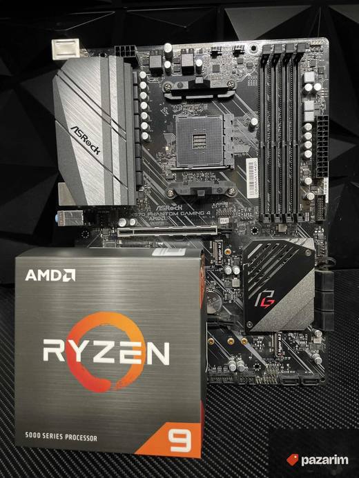 Ryzen 9 5900x + X570 Asrock Phantom Gaming am4 polukofa