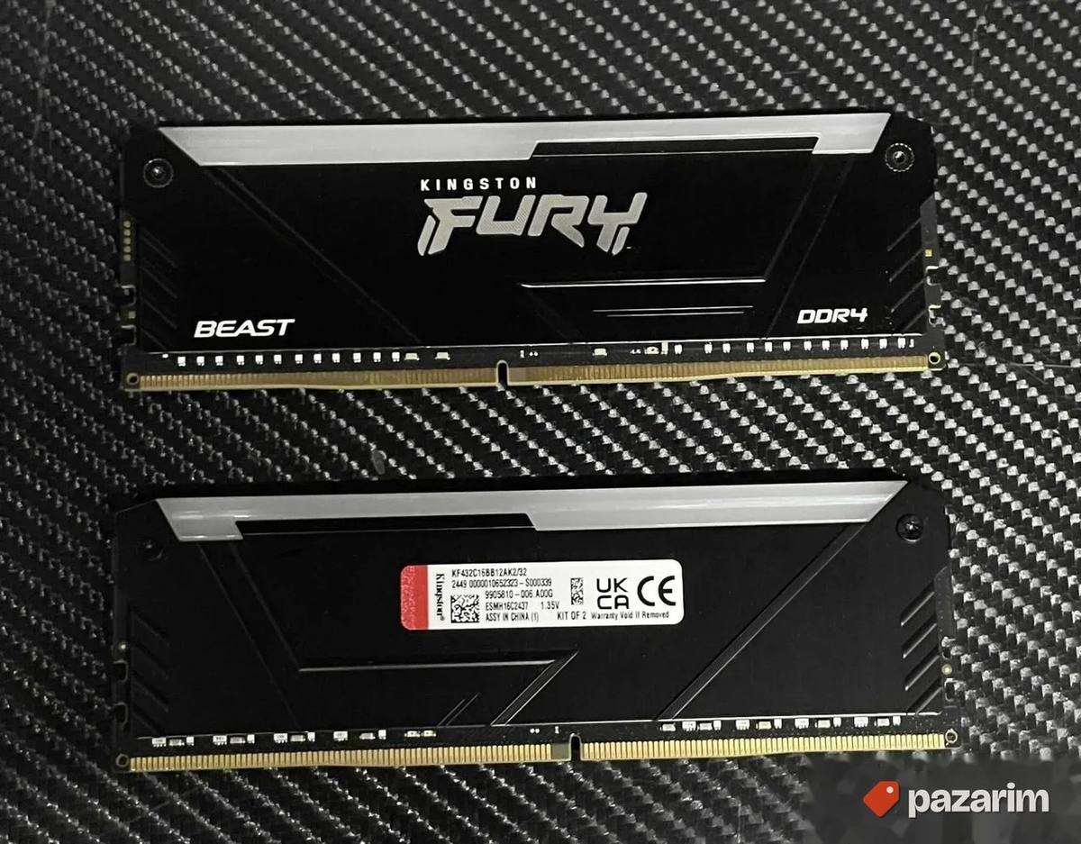 2x16gb 32gb Kingston Fury Rgb 3200mhz 1