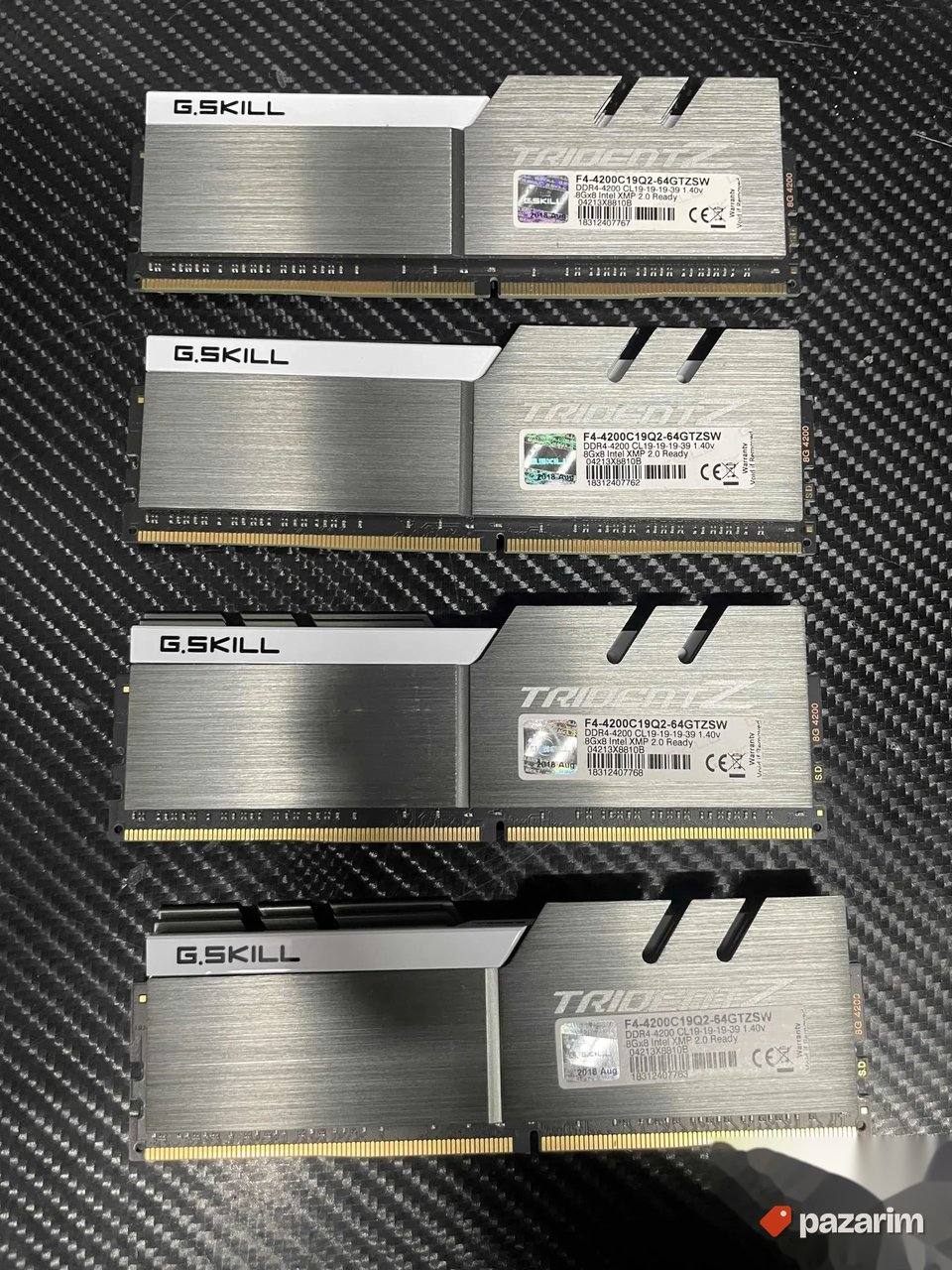 4x8gb 32gb ddr4 Gskill TridentZ 4200mhz 1