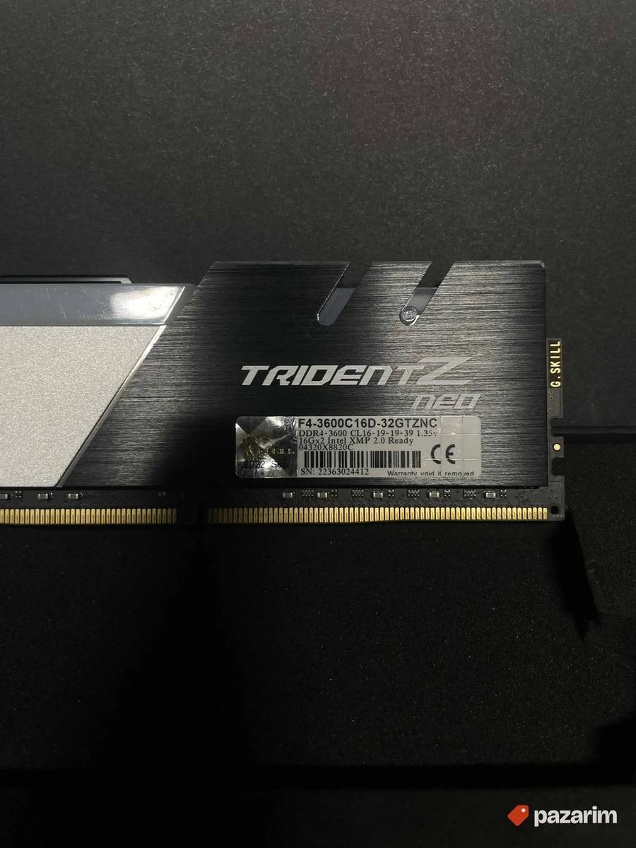 2x16gb Gskill TridenZ Rgb 3600mhz 32gb ram ddr4 2