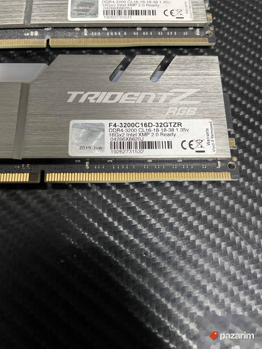 32gb 2x16gb Gskill TridentZ Rgb 3200mhz cl16 ram 2