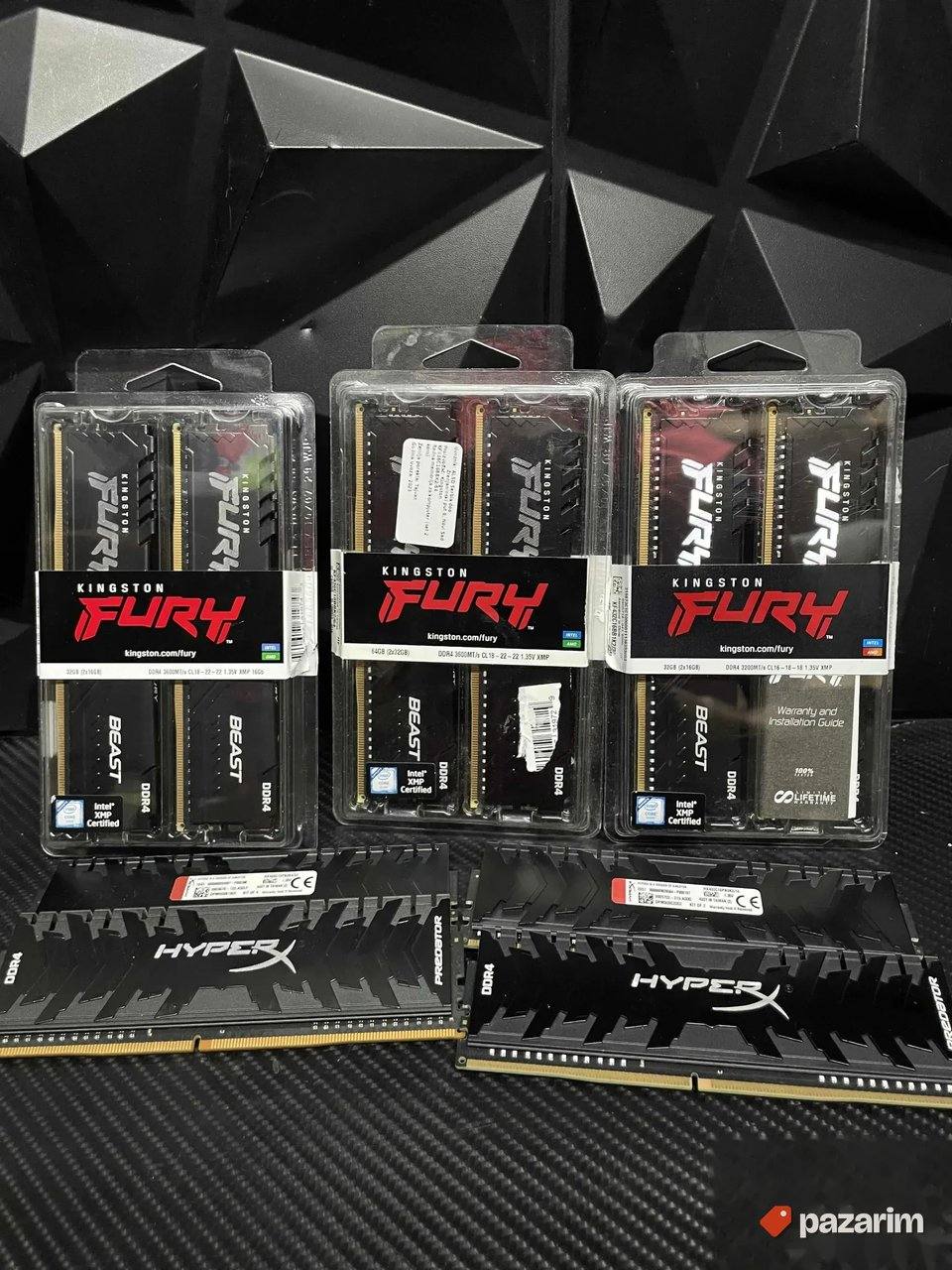Kingston ram ddr4 16gb 32gb 64gb 1