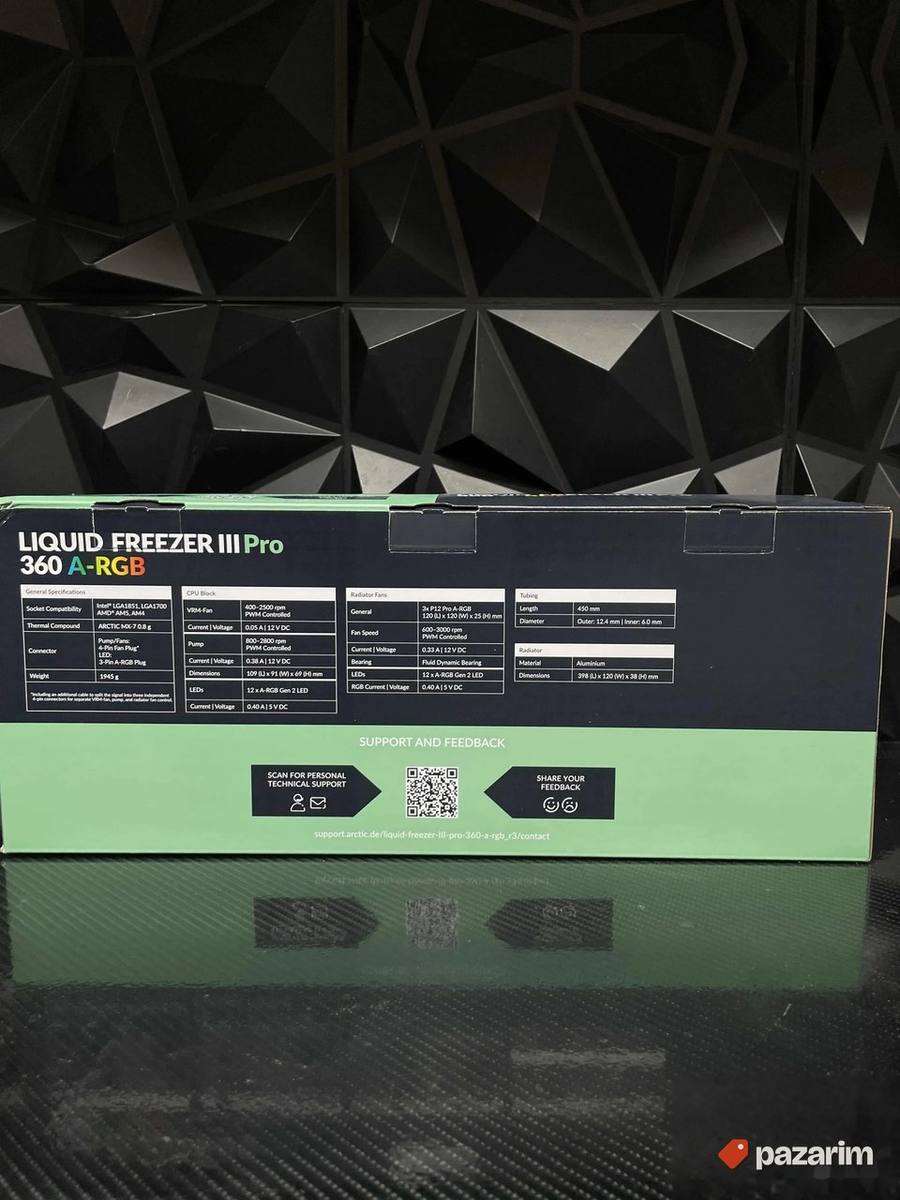 Artic Liquid Freezer 3 Pro 360 A-Rgb Vodeno hladjenje 2
