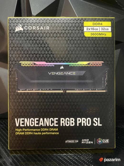 2x16gb Corsair Vengeance rgb 3600mhz