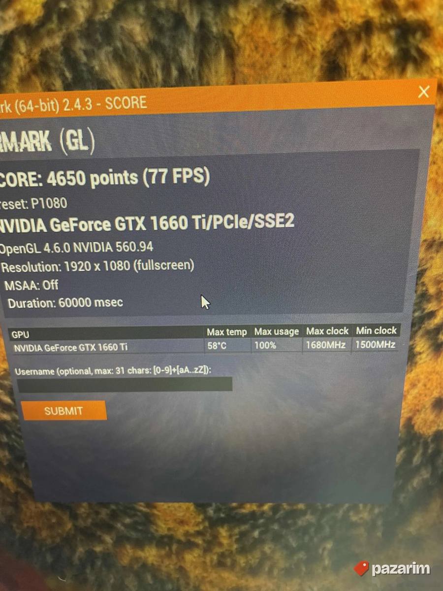 Gtx 1660ti / 1660 ti Msi Ventus 4