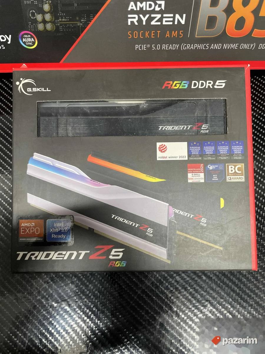 B850 Rog Strix + 9800x3d + 32gb 6000mhz gskill 2