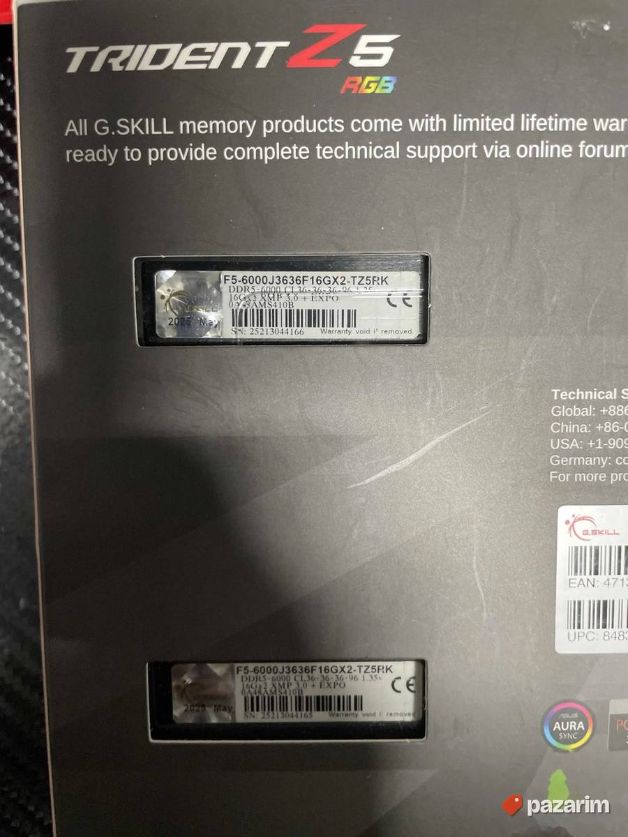 B850 Rog Strix + 9800x3d + 32gb 6000mhz gskill 3