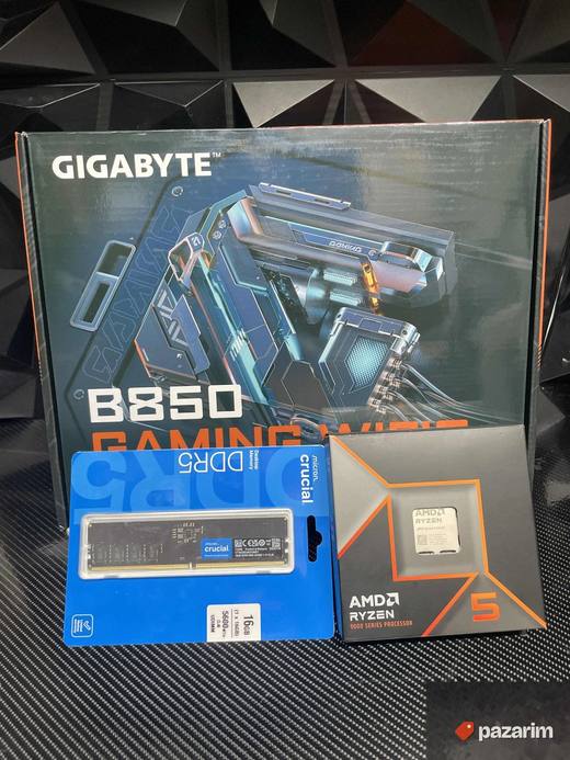 B850 Gigabyte + Ryzen 5 9600x + 16gb ddr5 ram